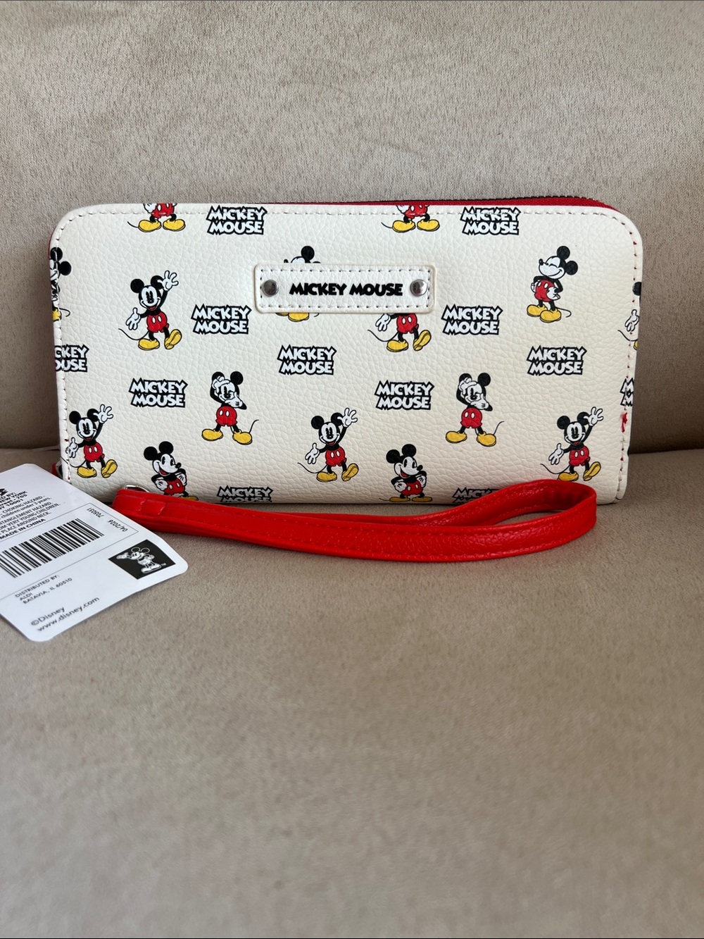 NWT Mickey Mouse Wristlet Wallet